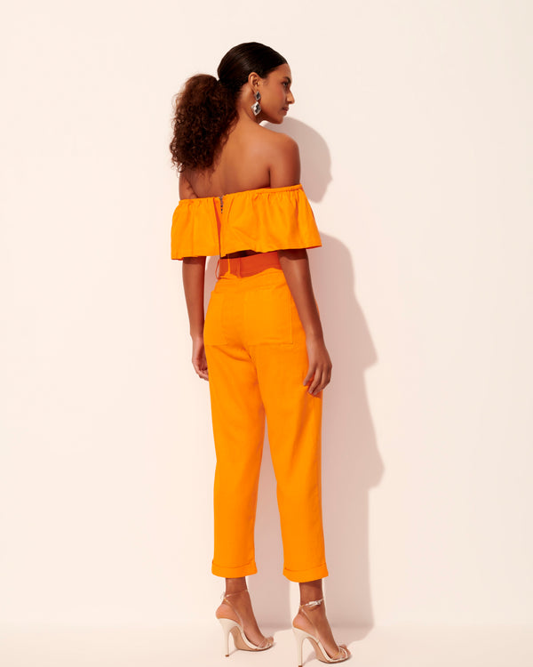 CALÇA JULIETA LARANJA GINGER