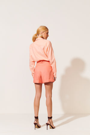 SHORTS LURDES  LARANJA SHELL