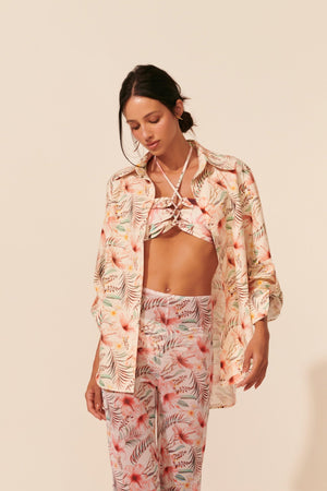 CAMISA GLÁUCIA ESTAMPA FLORAL