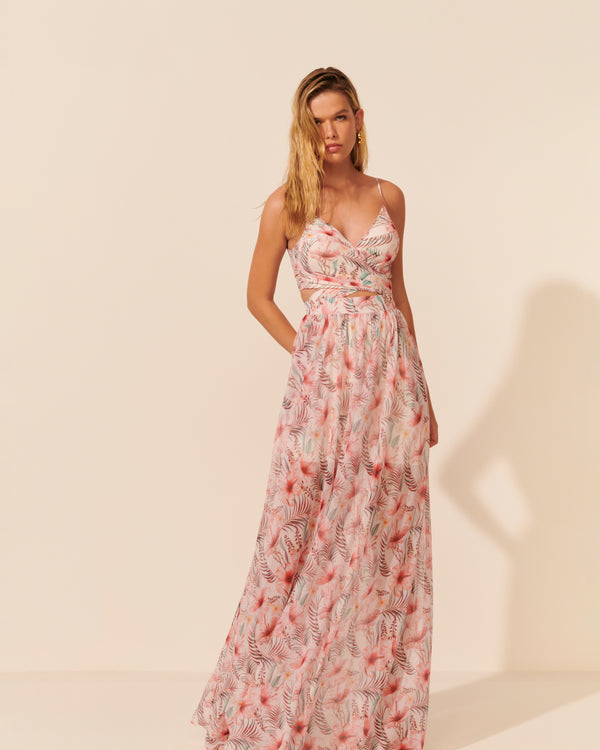 VESTIDO GLÁUCIA ESTAMPA FLORAL