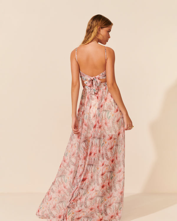 VESTIDO GLÁUCIA ESTAMPA FLORAL