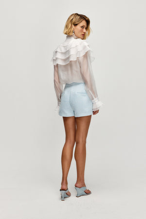 SHORTS SAIA CLARICE TWEED ICE