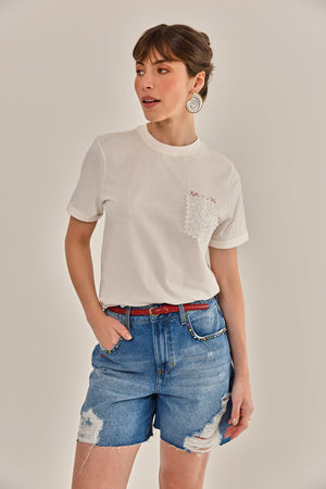 CAMISETA LILI SILK OFF WHITE