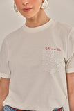 CAMISETA LILI SILK OFF WHITE