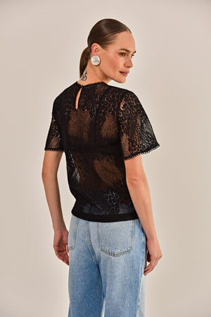 BLUSA AMBRA TULE POÁ