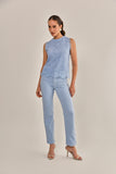 BLUSA HENRI AZUL CLARO