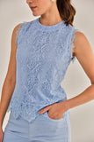 BLUSA HENRI AZUL CLARO