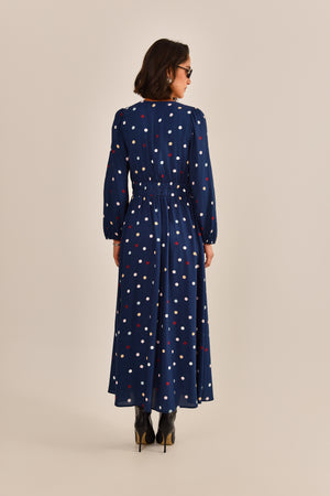 VESTIDO ASHLEYVISCOSE ESTAMPA POÁ