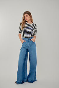 CALÇA WIDE LEG LUNE