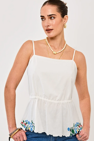 BLUSA MELANIE VISCOSE COM BORDADO