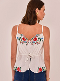 BLUSA MELANIE VISCOSE COM BORDADO