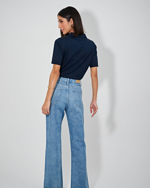 Look Calça Flare Thassia Feminino