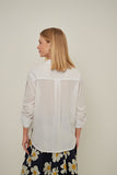 CAMISA PERLA ALGODÃO OFF WHITE BORDADO