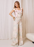 JARDINEIRA JEANS FLORA
