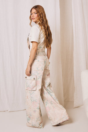 JARDINEIRA JEANS FLORA