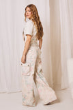 JARDINEIRA JEANS FLORA