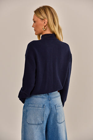 CARDIGAN COLORADO MARINHO