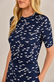 BLUSA CONSTANZA MALHA ESTAMPADA