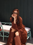 VESTIDO CLEO CAFÉ