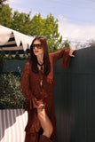 VESTIDO CLEO CAFÉ