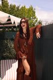 VESTIDO CLEO CAFÉ
