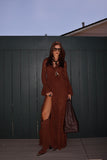 VESTIDO CLEO CAFÉ