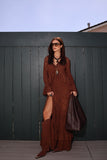VESTIDO CLEO CAFÉ