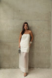 SAIA MIDI NINA OFF WHITE