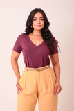 T-SHIRT GOLA V VICKY BERINGELA