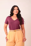 T-SHIRT GOLA V VICKY BERINGELA
