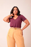 T-SHIRT GOLA V VICKY BERINGELA