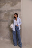 CALÇA JEANS WIDE LEG