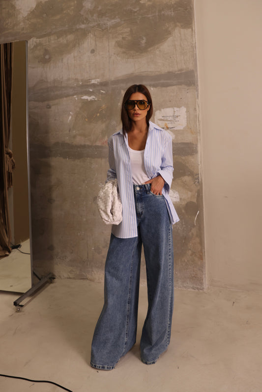 CALÇA JEANS WIDE LEG 3557
