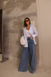 CALÇA JEANS WIDE LEG