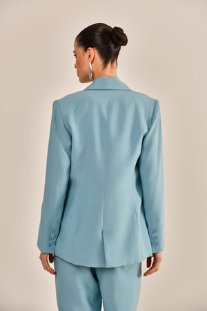 BLAZER VIVAZ ALFAIATARIA AZUL