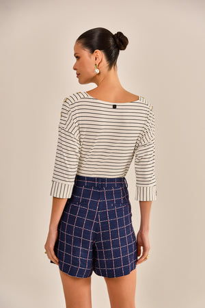 SHORTS ALICE EM TWEED