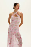 VESTIDO LONGO EVA ESTAMPA SWEET FLOWER