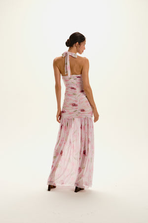 VESTIDO LONGO EVA ESTAMPA SWEET FLOWER