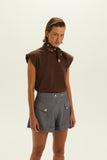 SHORTS POLLIANA AZUL NAVY