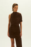 VESTIDO TINA MARROM COFFEE