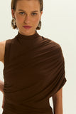 VESTIDO TINA MARROM COFFEE