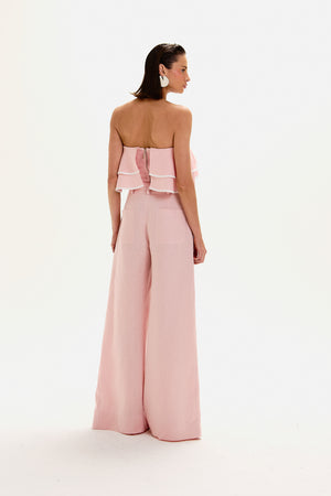 TOP BIA ROSA PLISSE