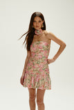 VESTIDO CURTO HELENA FLORAL AQUARELE