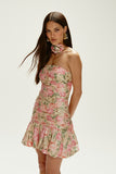 VESTIDO CURTO HELENA FLORAL AQUARELE