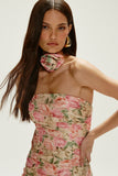 VESTIDO CURTO HELENA FLORAL AQUARELE