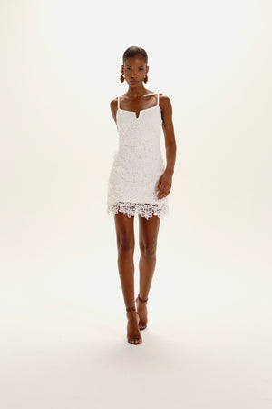 VESTIDO CURTO JULIETA OFF WHITE