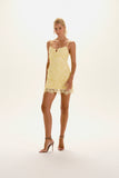 VESTIDO CURTO JULIETA AMARELO LIGHT
