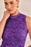 BLUSA ALGARVE EM RENDA PURPLE