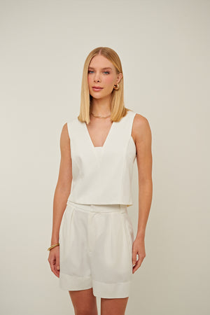 BLUSA DANI ALFAIATARIA OFF WHITE