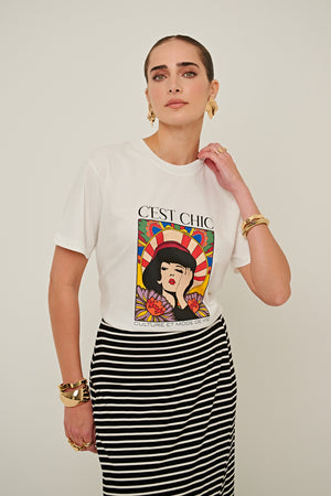 CAMISETA FABULOUS ESTAMPADA